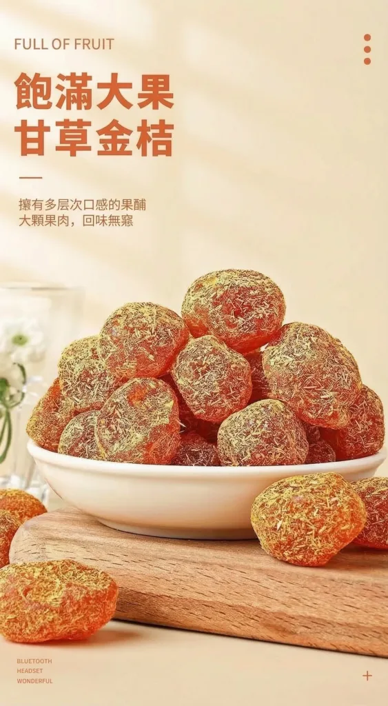 🍊現貨甘草金桔潤喉涼果✨開袋即食香甜蜜餞果乾🌿草本甘草浸製軟糯可口🎒外出辦公休閒解饞小零食🍵泡茶佐食舒緩喉嚨乾澀老少適吃🏪商家可批量批發傳統手工果脯日常隨食點心 - 13