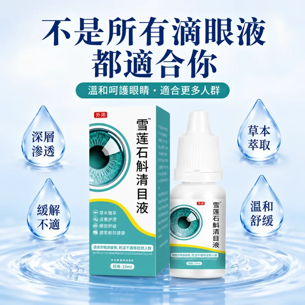👁️【雪莲石斛清润护眼液】草本精萃呵护双眼 长时间看手机 电脑用眼疲劳？ 日常滴润护理，让双眼保持清爽舒适感 - 7
