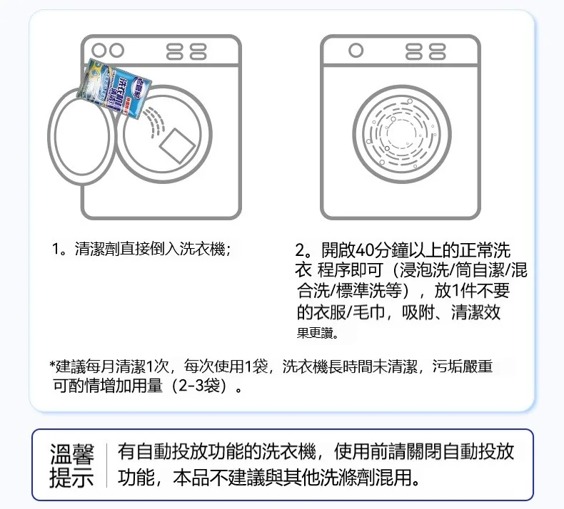 🧼 老管家洗衣機槽專用清潔劑 深層清潔洗衣機內槽 幫助去除污垢與異味來源 簡單使用 日常保養更方便 - 16