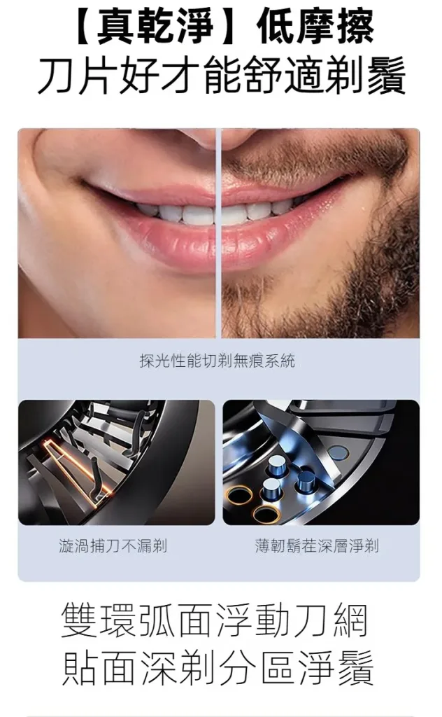 😳 鼻毛露出來真的很尷尬! 一支搞定: 👃鼻毛修剪 🧔鬍鬚整理 二合一設計 出差 上班 約會都能快速整理 男人必備隨身修容神器! - 6