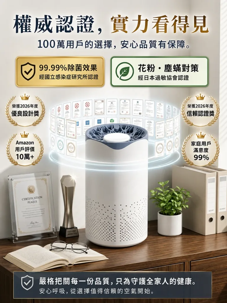 🏠【家用空氣清淨機】多層濾網設計|有效過濾貓毛與花粉 日常居家空氣更清新 - 3