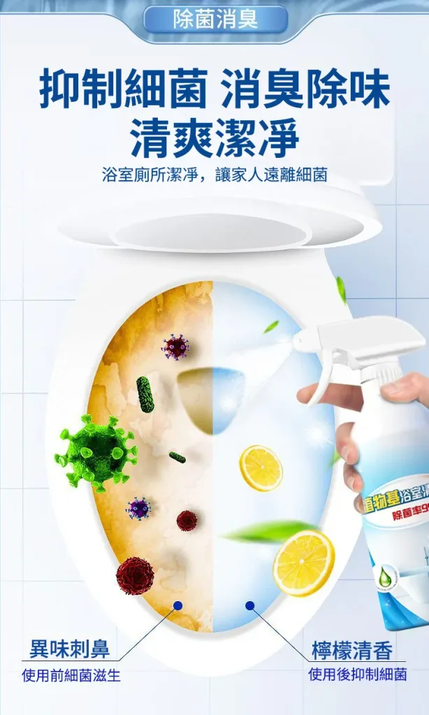 ✨ 多場景適用 一瓶輕鬆清潔浴室髒污 ✅ 水龍頭水垢 ✅ 花灑白色沉積 ✅ 洗手台污漬 ✅ 浴室金屬表面污垢 深入清潔日常難處理污漬 讓浴室恢復清爽潔淨感 - 16