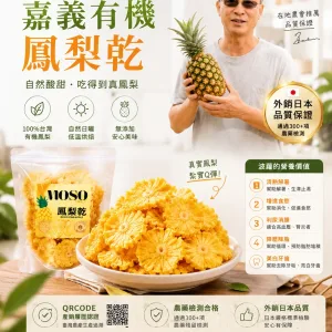 🍍【嘉義鳳梨乾】傳統烘焙工藝製作|保留鳳梨自然果香與微脆口感 🔥 現切果肉低溫烘烤|自然果甜風味濃郁 ✨ 入口微脆帶果纖維感|越嚼越香不膩口 👨👩👧 全家皆適合的小零食選擇|追劇 / 休閒 / 旅遊都方便攜帶