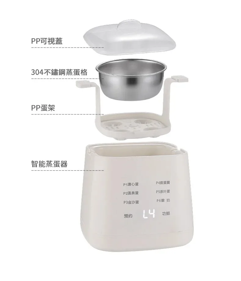 早晨不用忙 一台煮蛋器快速準備營養早餐 預約設定＋多模式烹煮 起床就能享用剛剛好的蛋料理 - 22