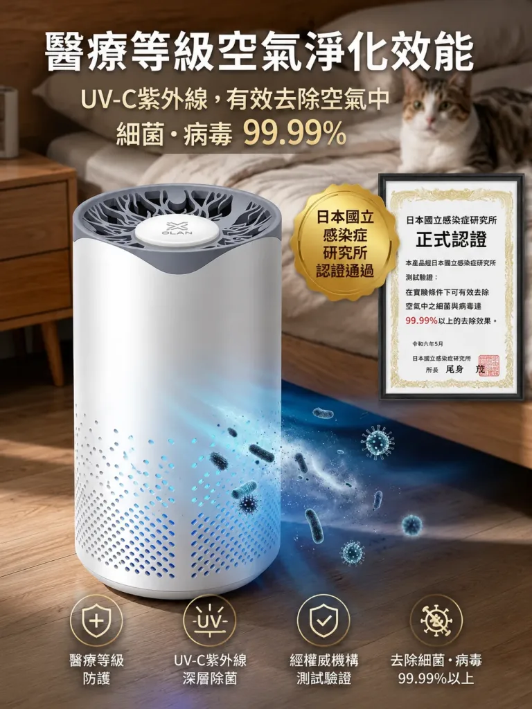 🏠【家用空氣清淨機】多層濾網設計|有效過濾貓毛與花粉 日常居家空氣更清新 - 14