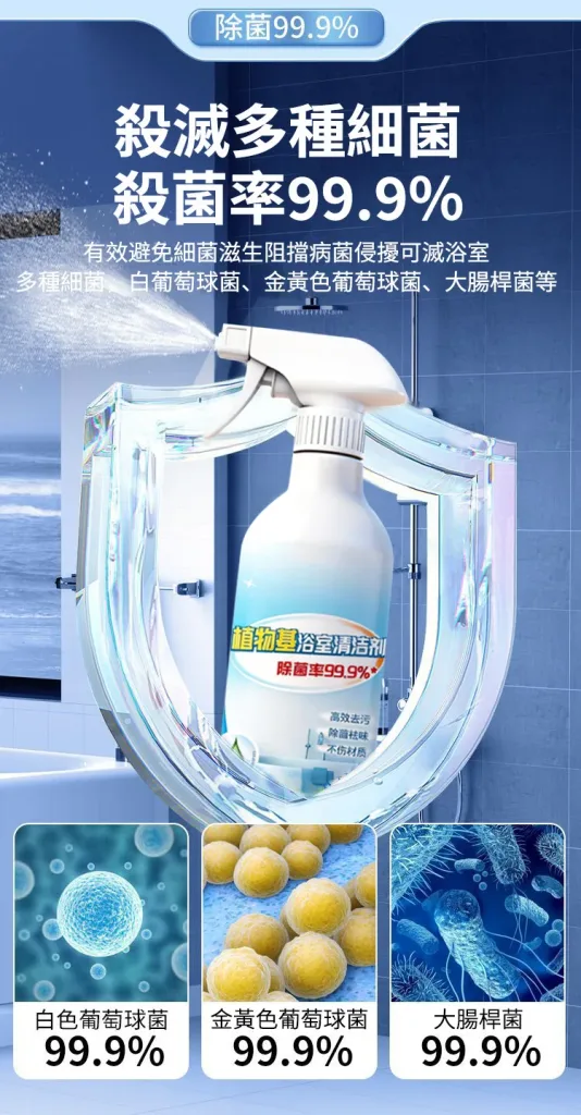 ✨ 多場景適用 一瓶輕鬆清潔浴室髒污 ✅ 水龍頭水垢 ✅ 花灑白色沉積 ✅ 洗手台污漬 ✅ 浴室金屬表面污垢 深入清潔日常難處理污漬 讓浴室恢復清爽潔淨感 - 15