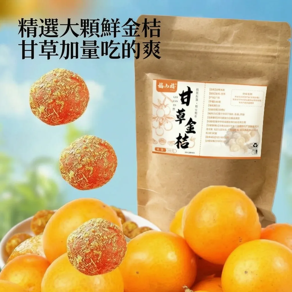 🍊現貨甘草金桔潤喉涼果✨開袋即食香甜蜜餞果乾🌿草本甘草浸製軟糯可口🎒外出辦公休閒解饞小零食🍵泡茶佐食舒緩喉嚨乾澀老少適吃🏪商家可批量批發傳統手工果脯日常隨食點心 - 7
